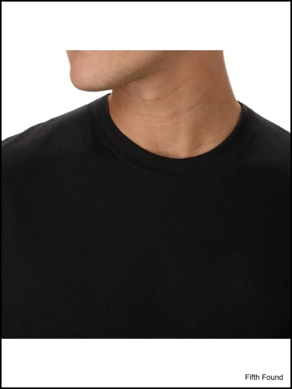 5-Pack Men's Cotton Crewneck Undershirt Tees Moisture Wicking Tagless